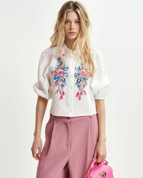 Blouse Heartfelt Essentiel Antwerp wit