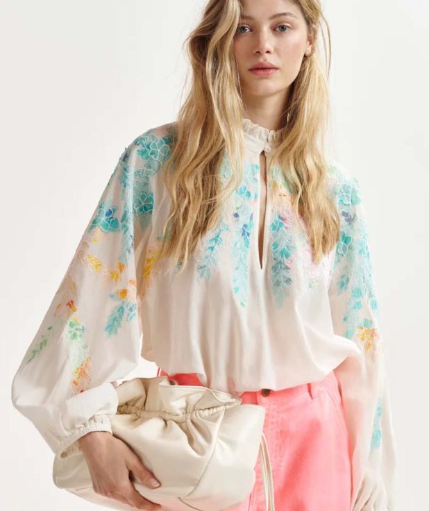 Blouse Hitrus White Essentiel Antwerp