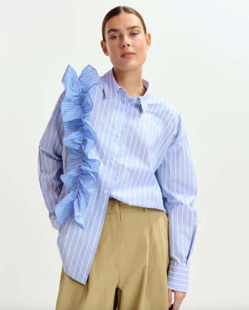 Blouse Ibody Essentiel Antwerp blauw wit