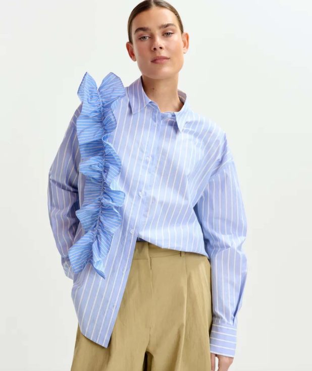 Blouse Ibody Essentiel Antwerp blauw wit
