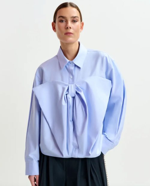 Blouse Ibow Strik Essentiel Antwerp blauw