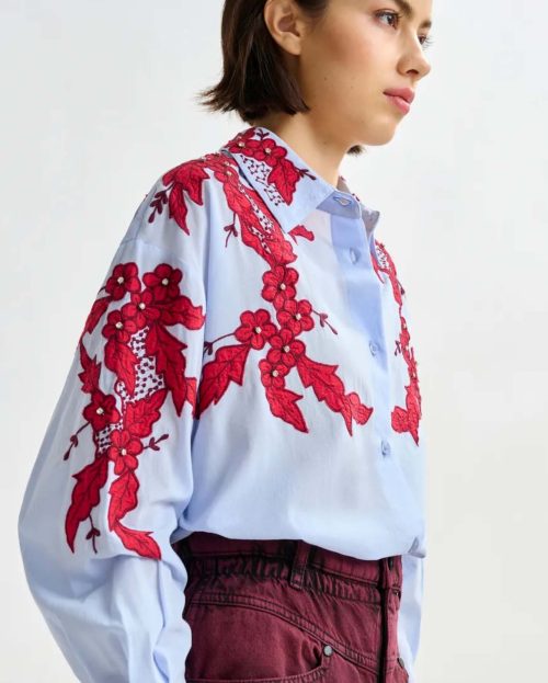 Blouse Inglewood Blue Essentiel Antwerp 1