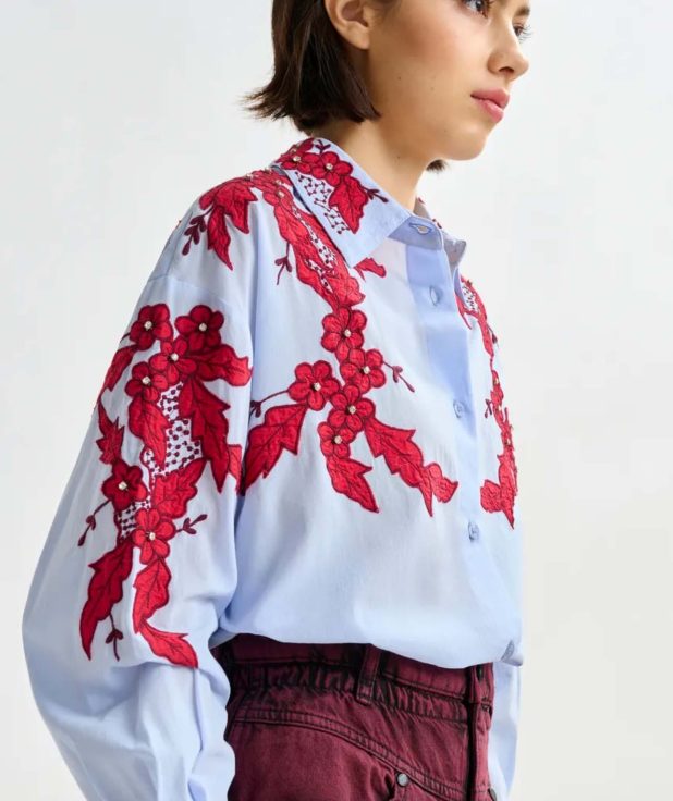 Blouse Inglewood Blue Essentiel Antwerp 1