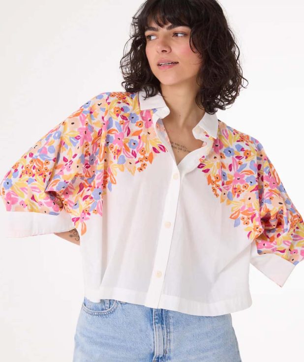 Blouse Laelia Sacrecoeur wit flower