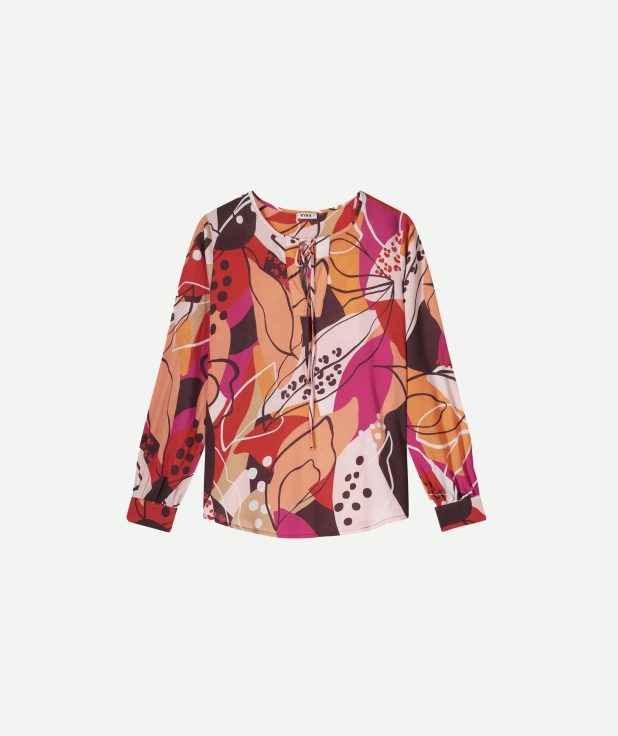 Blouse Leaf Millie Kyra oranje