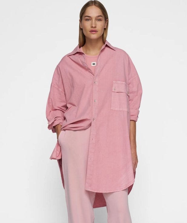 Blouse Long Raspberry 10Days roze