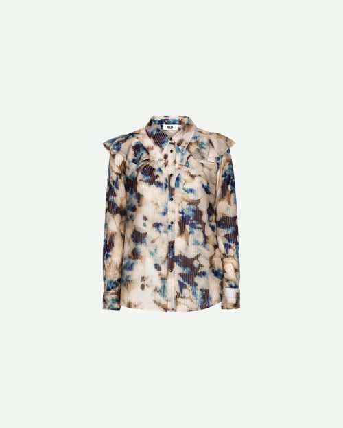 Blouse Perry Moliin Copenhagen ecru blauw