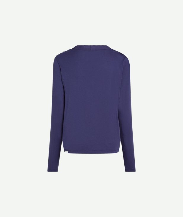 Blouse Purple Penn & Ink S24F1436 1
