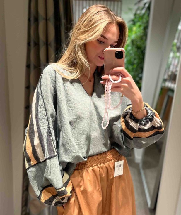 Blouse Serene Devotion groen khaki