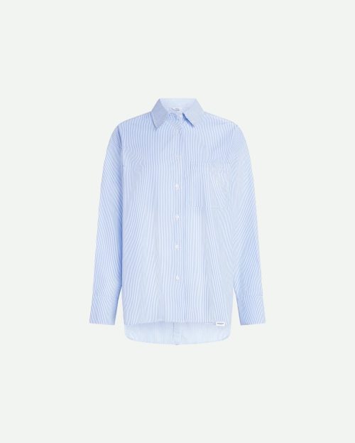 Blouse Stripe Light Blue Penn&Ink