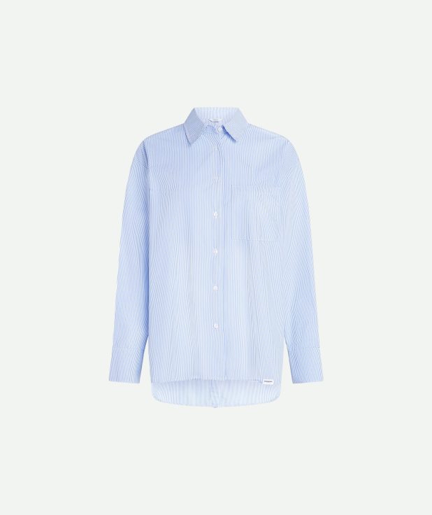 Blouse Stripe Light Blue Penn&Ink