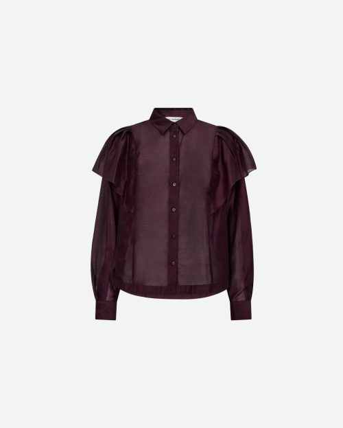 Blouse Taffy Bordeaux Co'Couture rood