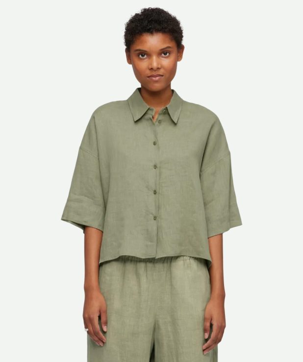 Blouse Yarika Green Drykorn