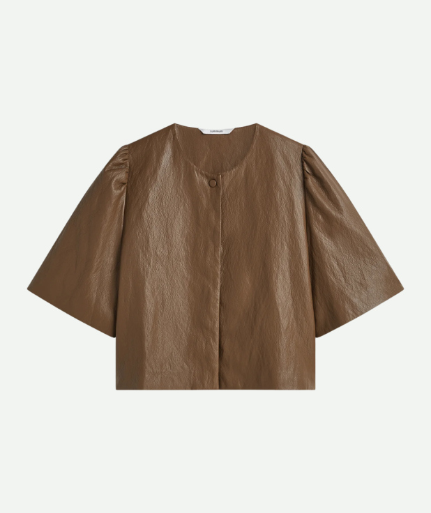 Blousejasje faux leather - summum