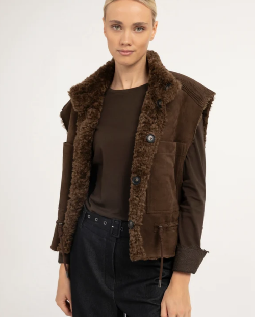 Bodywarmer Cocoa Brown YAYA