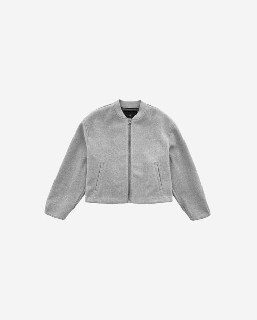 Bomberjack Briella Grey With Black wol