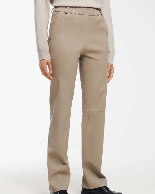 Broek Ailis Leather Studio AR beige1