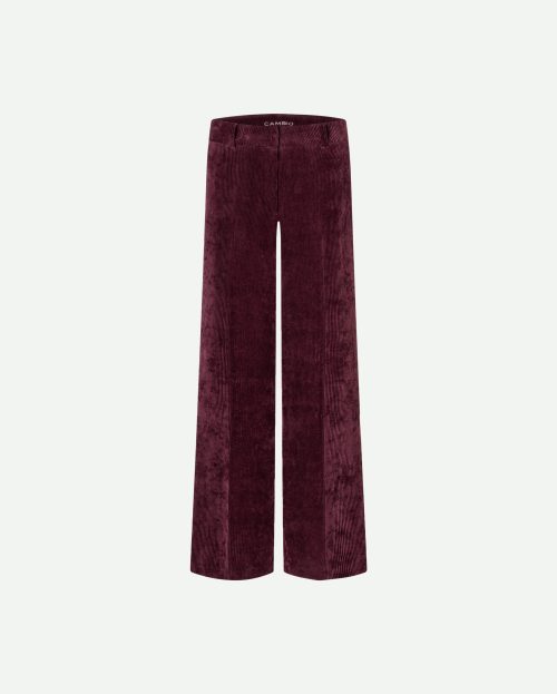 Broek Amelie Burgundy Cambio rib