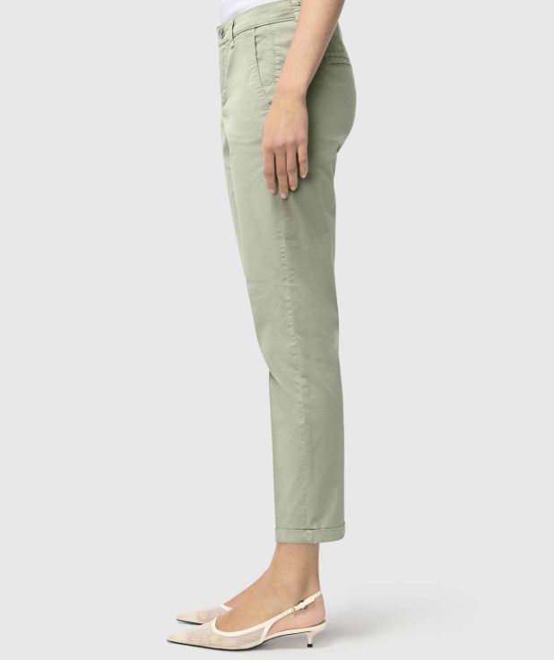 Broek Chino Turn Up MAC groen
