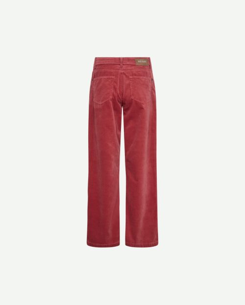 Broek Corduroy pants red Mos Mosh1