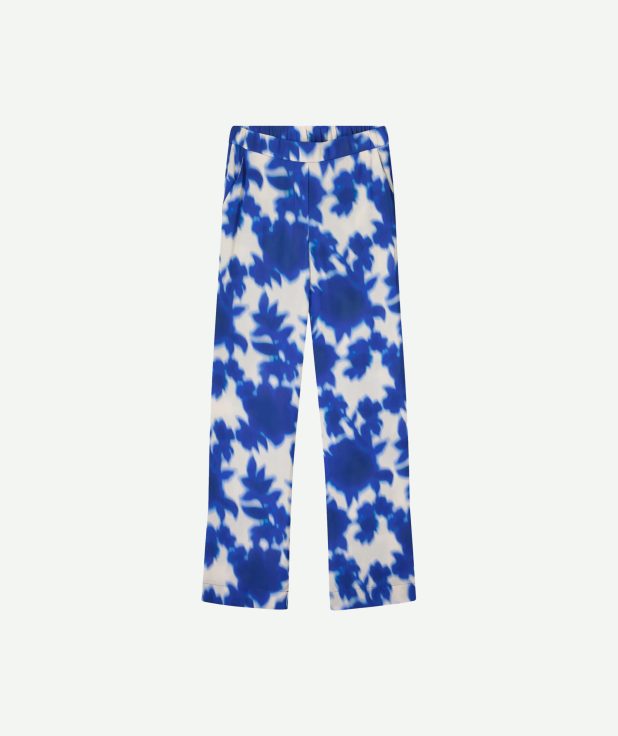 Broek Floral Iris Kyra blue