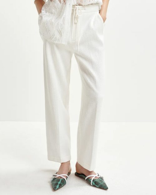 Broek Heftig White Essentiel Antwerp wit