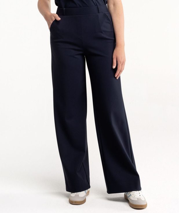 Broek Lexie Bonded Dark Blue Studio Anneloes
