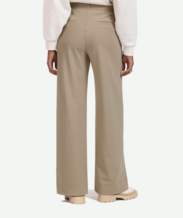 Broek Lexie Bonded Latte Studio Anneloes 1