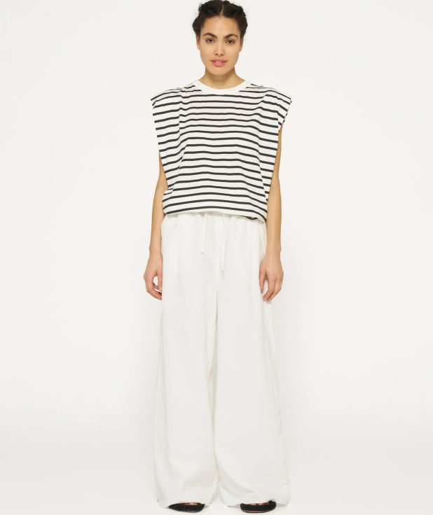 Broek Wide Leg Ecru 10Days 1