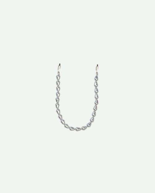 Phone Cord Short Bullet Ateljé zilver