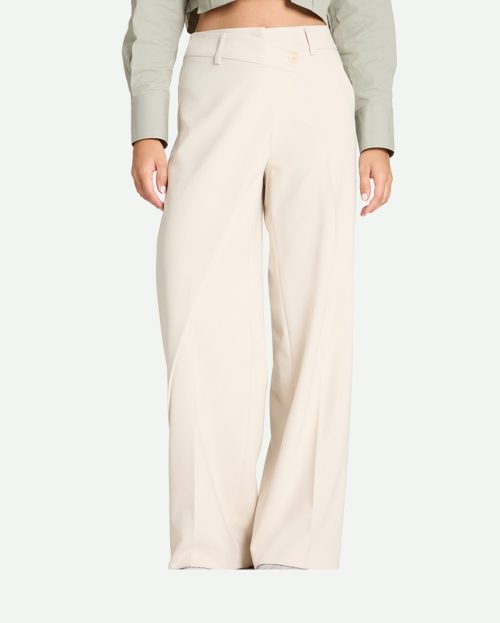 Pantalon anais wrap ecru cambio