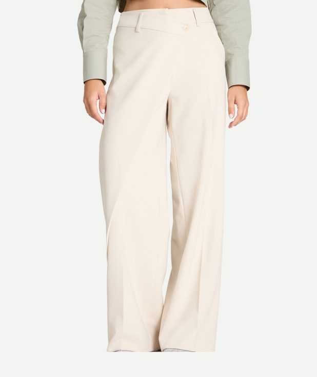 Pantalon anais wrap ecru cambio