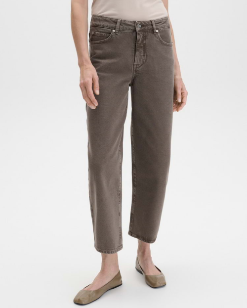 CORAH CURVED Relaxed-jeans van een katoen-lyocellmix, mid-rise someday