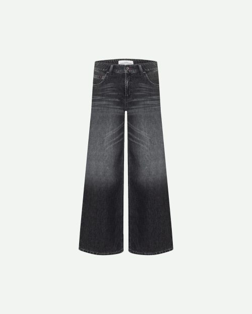 Jeans Palazzo Zwart Cambio