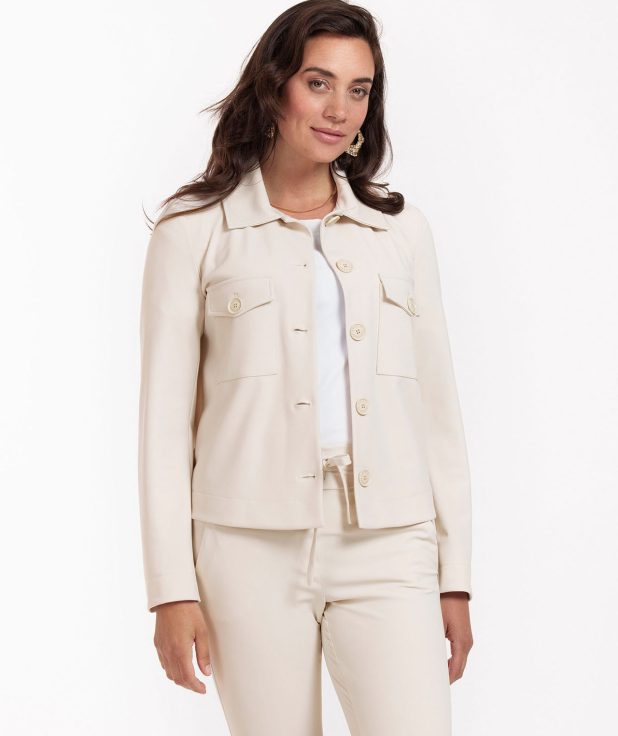 Jacket Claire Bonded Kit Studio Anneloes ecru