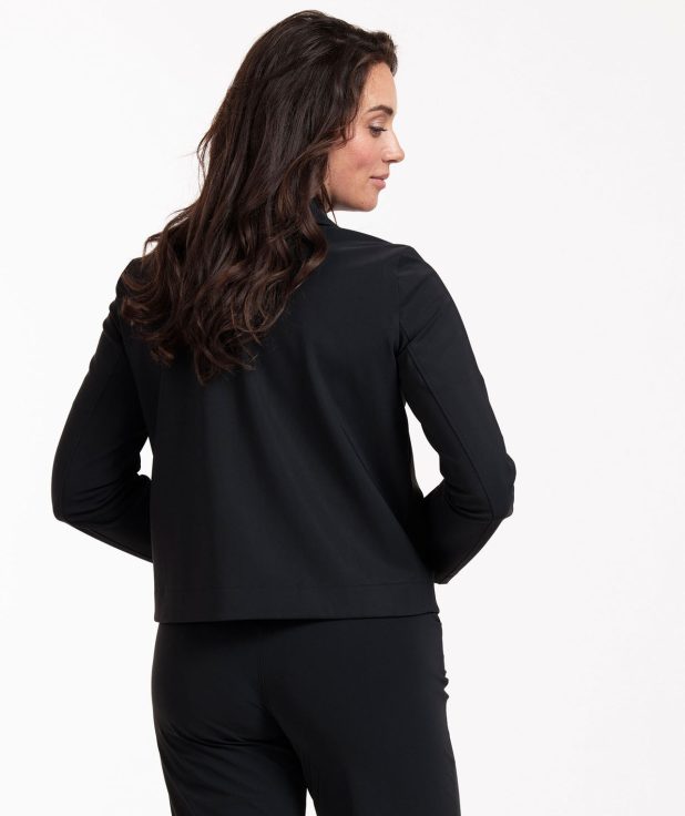 Claire bonded jacket Zwart Studio Anneloes2