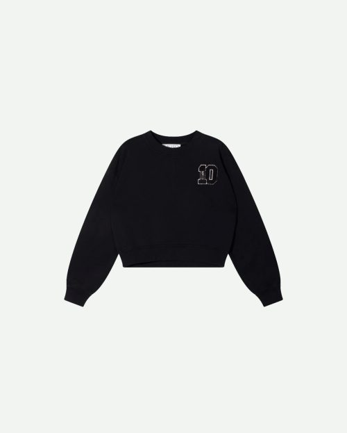 Cropped sweater black 10days black