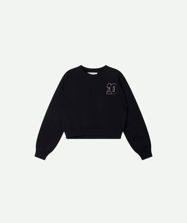 Cropped sweater black 10days black