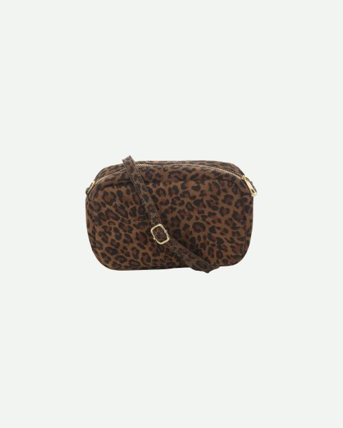 crossbody tas irene leopard suede