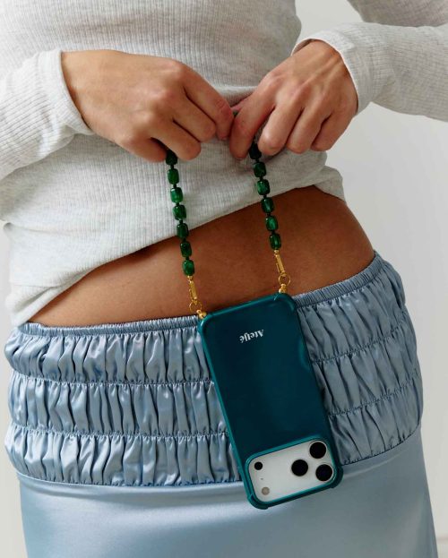Phone Cord Short Touch Grass Ateljé groen