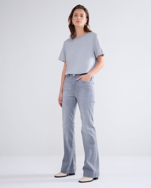 Denim Jeans Juliet Flared Grey Summum 2