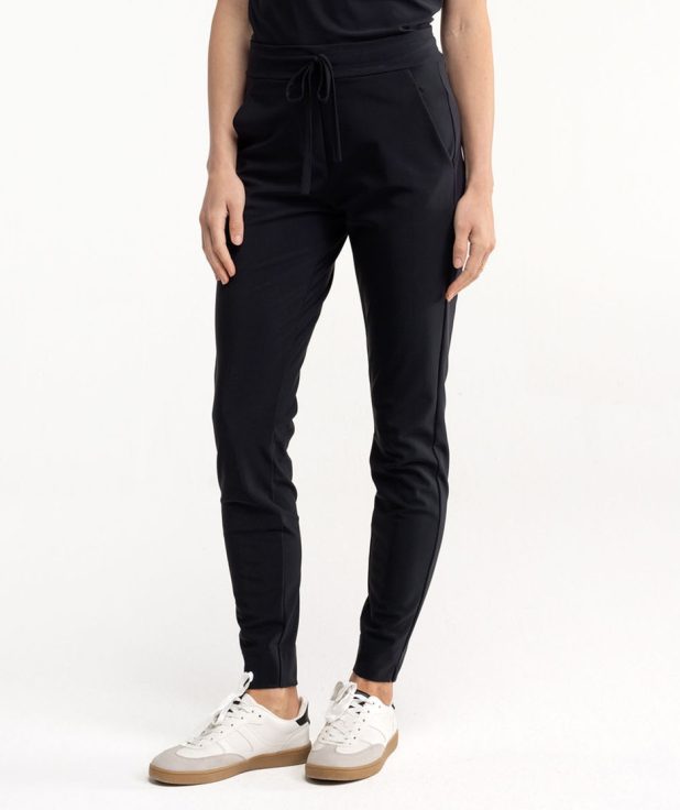 Broek Downstairs Bonded Black Studio Anneloes zwart