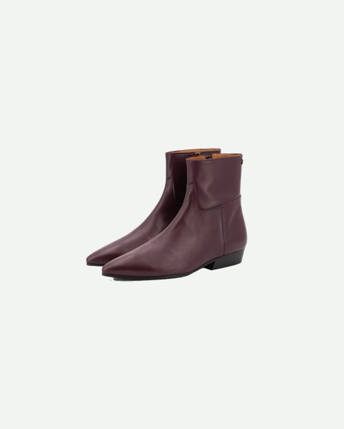 Enkellaars belinda rood bordeaux toral shoes