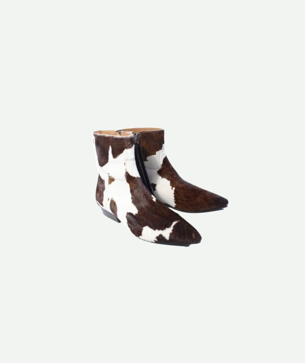 Enkellaarsje belinda cow print toral shoes