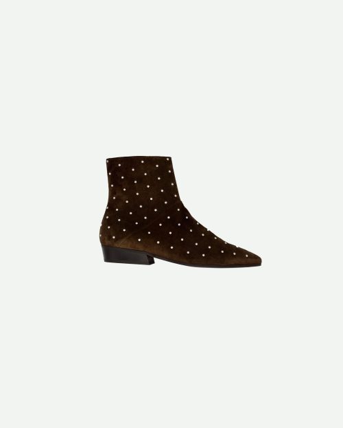 Enkellaarsje Belinda Rocks in het mustang bruin van Toral Shoes