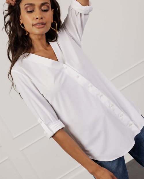Evi blouse white Studio Anneloes