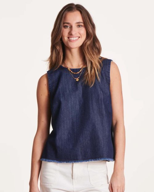 Top Denzil Denim La Fee Maraboutee blauw