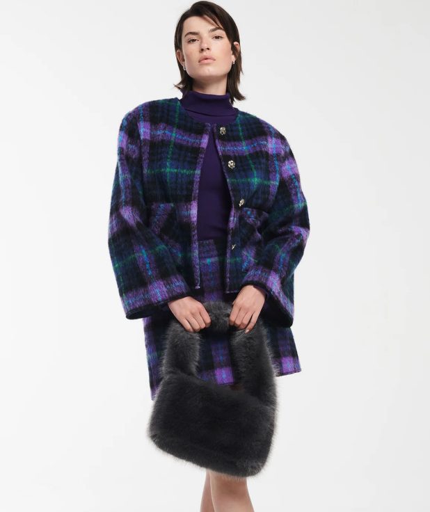 FJOLA Faux Fur Bag grijs studio ar 1