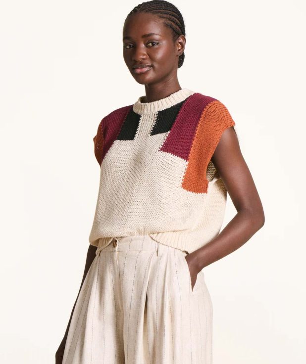 Trui Floyd La Fee Maraboutee ecru gebreid