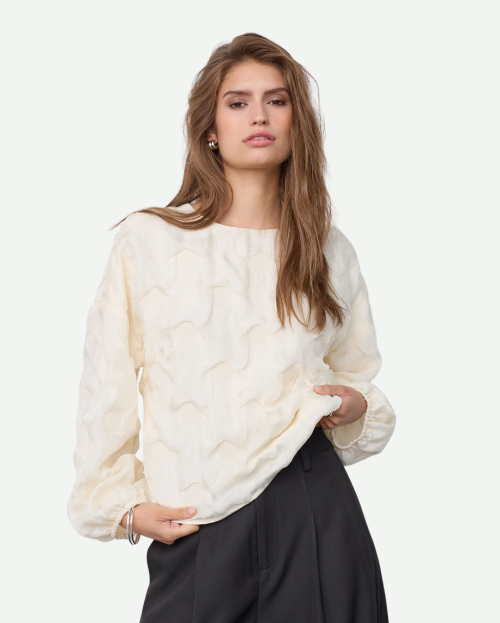FeronCC Structure Blouse - Off-White
